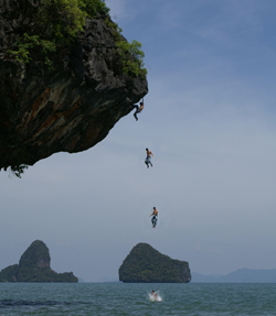 KYN Deep water slacklining